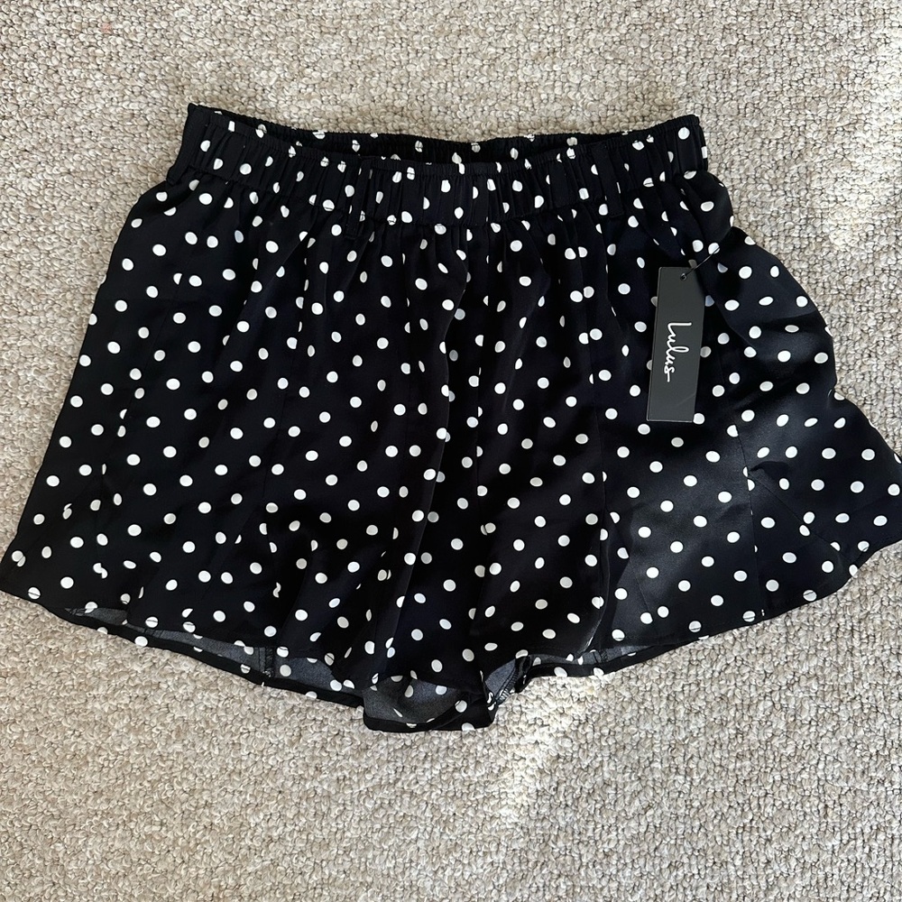 High Waisted Polka Dot Shorts NWT